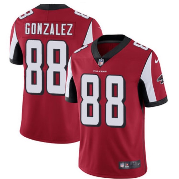 NFL Nike Atlanta Falcons Tony Gonzalez  Red Jersey Boys Size Large (14/16) - Picture 1 of 6
